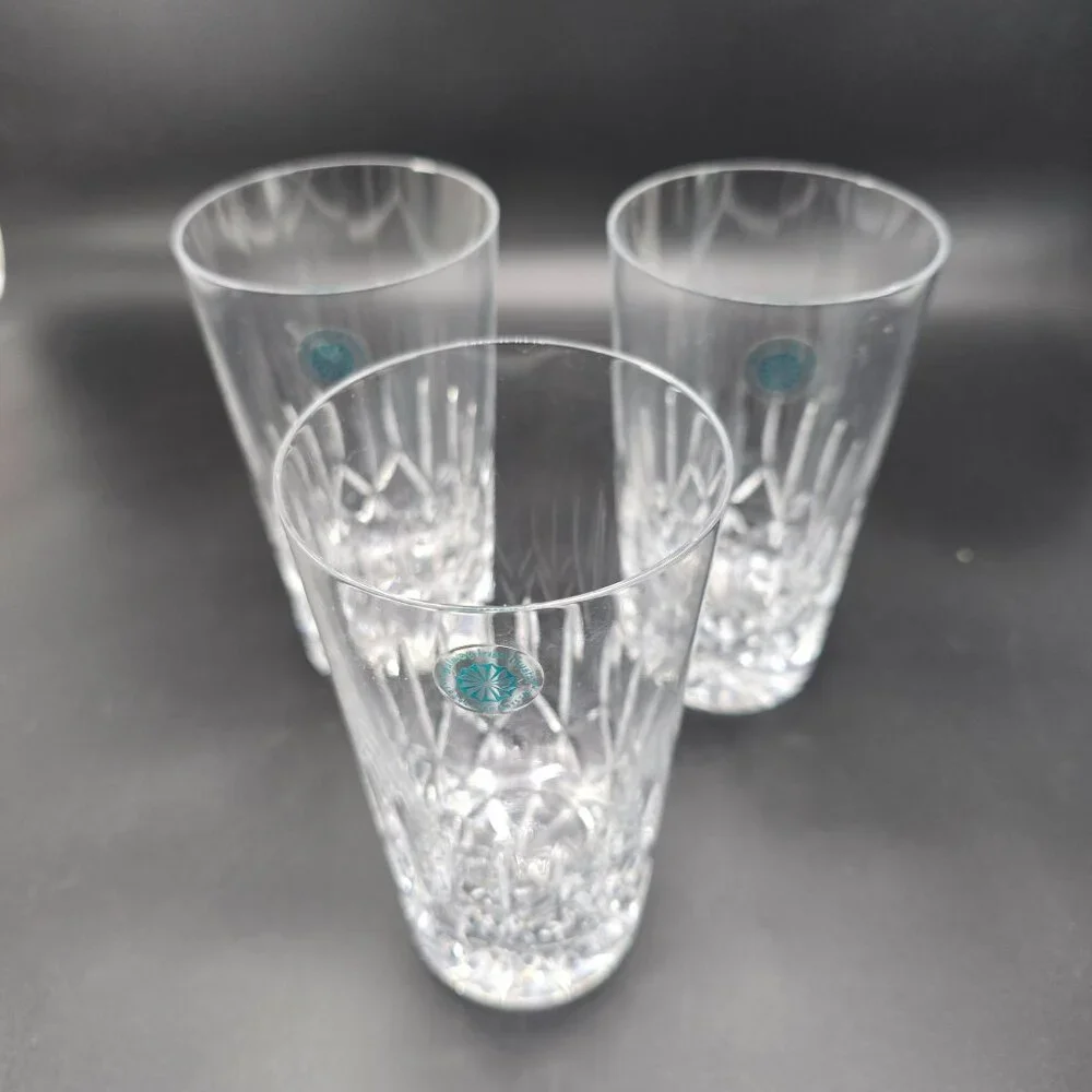Galway Irish Crystal Baldmore Crystal Highball & Whiskey Glasses Set Of 4 DH1300 - Picture 7 of 15